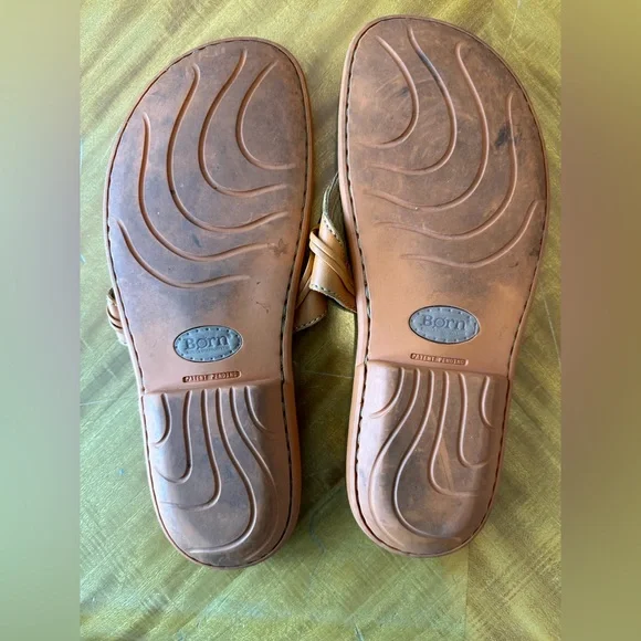 Born Orange and Blue Women's Sandals - Picture 2 of 3